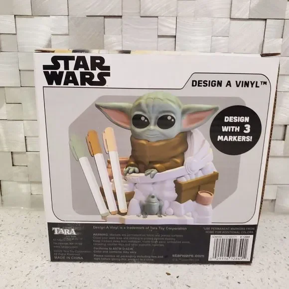 Star Wars Mandalorian The Child Baby Yoda Design a Vinyl Arts and Crafts - Picture 4 of 6